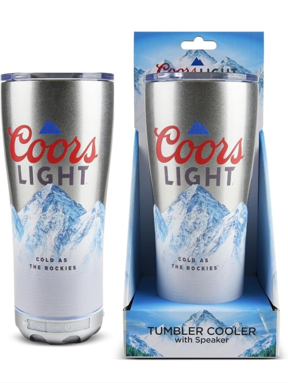 Coor Light Tumbler With Speaker
